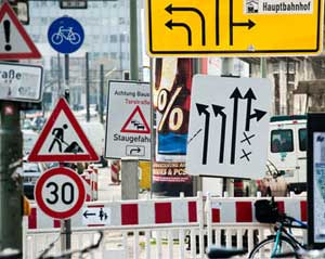 Deutsche Verkehrszeichen nach StVO